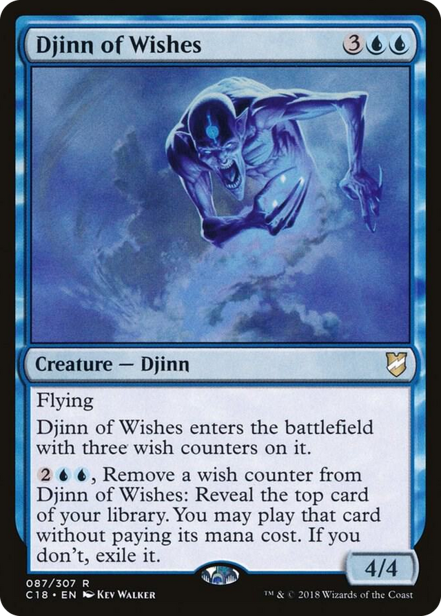0087 Djinn of Wishes R Commander 2018