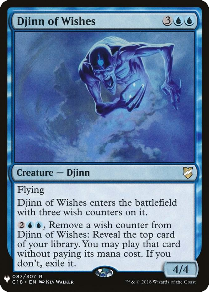 0087 Djinn of Wishes R The List Reprints