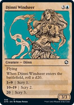 0306 Djinni Windseer (Showcase) C Adventures in the Forgotten Realms