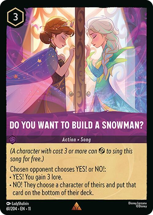 0061 Do You Want To Build A Snowman? Rare Winterspell