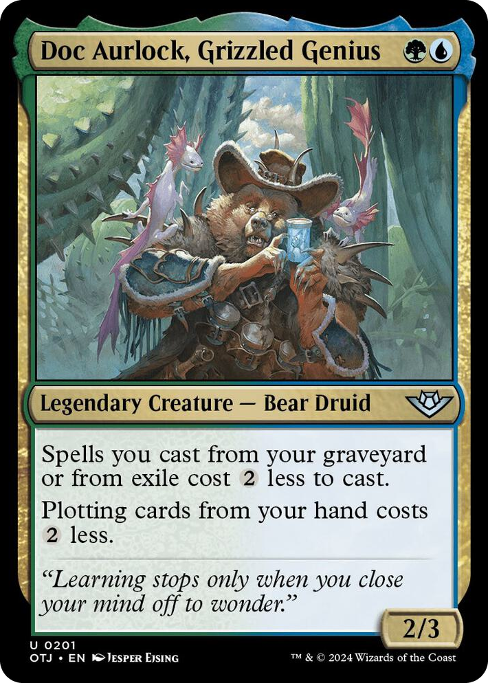 0201 Doc Aurlock, Grizzled Genius U Outlaws of Thunder Junction