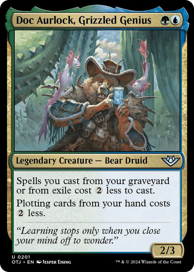 0201 Doc Aurlock, Grizzled Genius U Outlaws of Thunder Junction