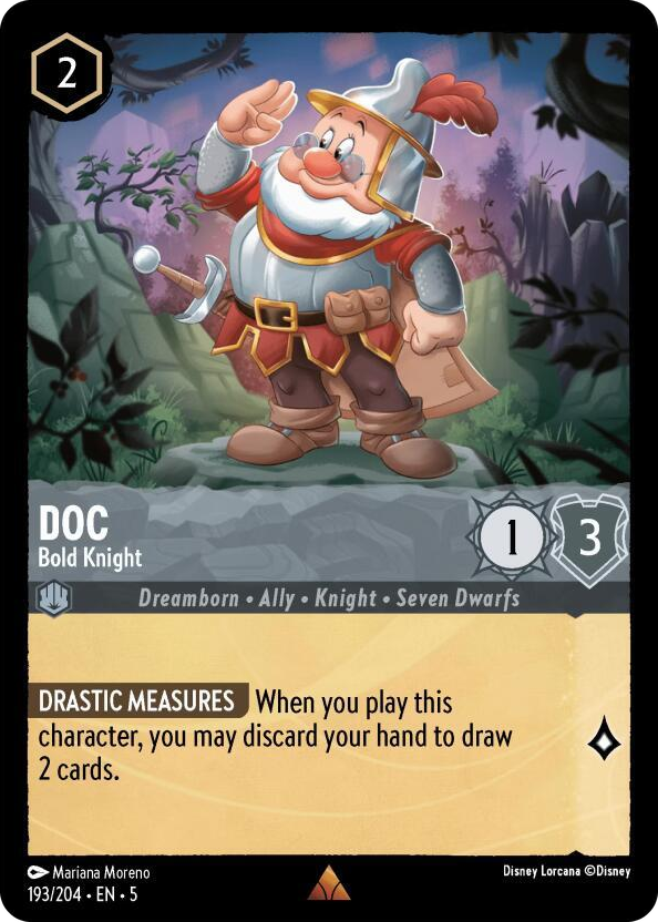 0193 Doc - Bold Knight Rare Shimmering Skies