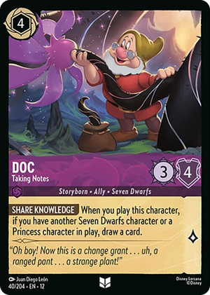 0040 Doc - Taking Notes Uncommon Wilds Unknown