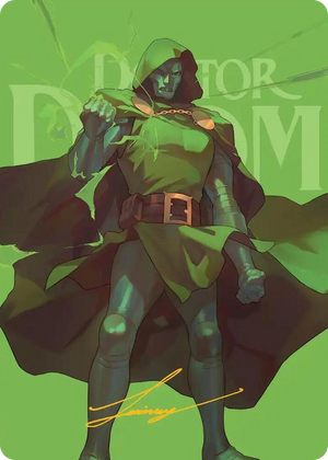 0024 Doctor Doom Art Card (Gold-Stamped Signature) S Art Series: Marvel Super Heroes