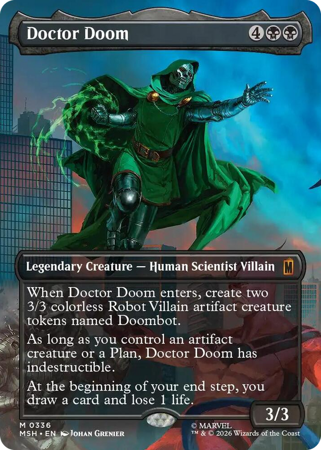 0336 Doctor Doom (Borderless) (0336) M Marvel Super Heroes