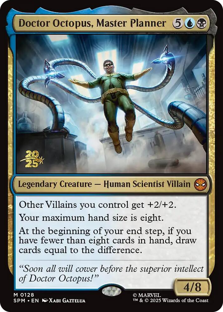 0128 Doctor Octopus, Master Planner M Prerelease Cards