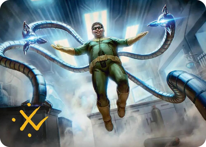 Doctor Octopus, Master Planner Art Card (25/54) (Gold-Stamped Signature) #25 S - Art Series: Marvel's Spider-Man Pokemon card