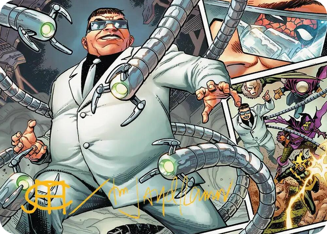 0048 Doctor Octopus, Master Planner Art Card (48/54) (Gold-Stamped Signature) S Art Series: Marvel's Spider-Man