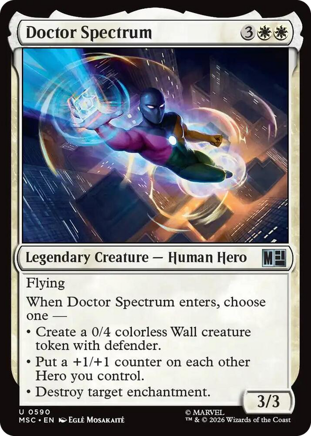 0590 Doctor Spectrum U Commander: Marvel Super Heroes