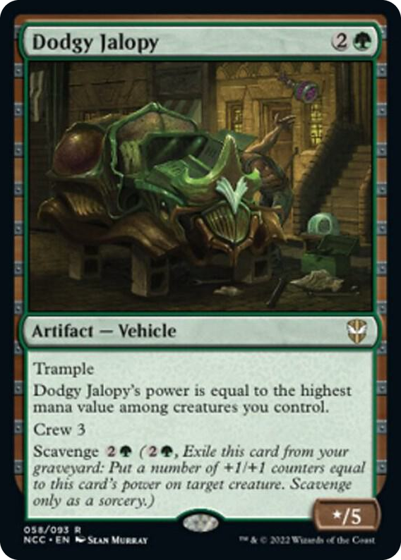 0058 Dodgy Jalopy R Commander: Streets of New Capenna