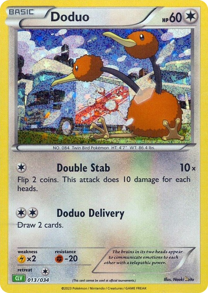 0013 Doduo Classic Collection Trading Card Game Classic