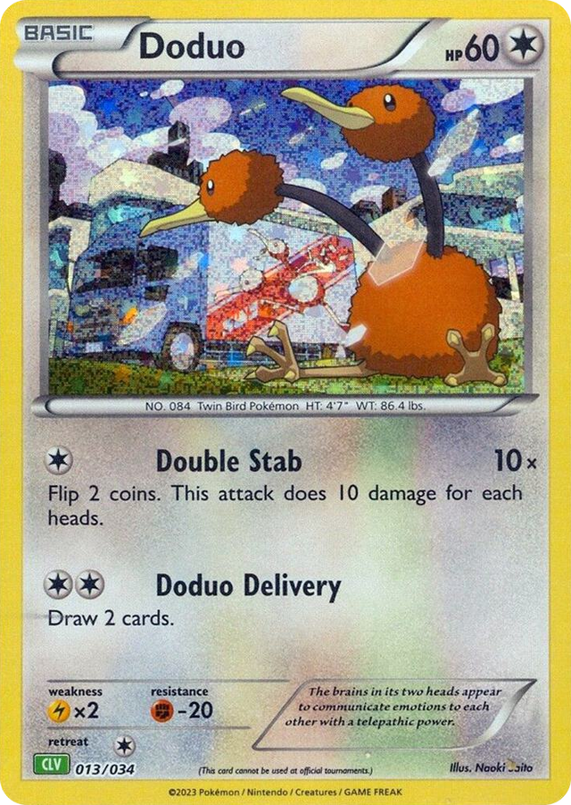 0013 Doduo Classic Collection Trading Card Game Classic