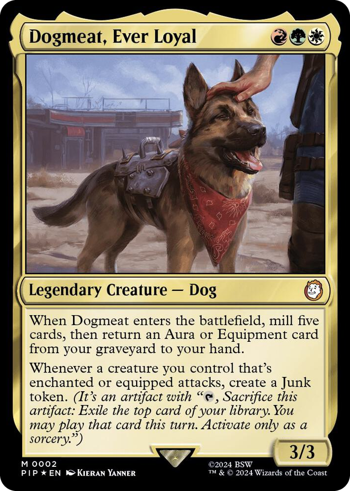 0002 Dogmeat, Ever Loyal M Universes Beyond: Fallout