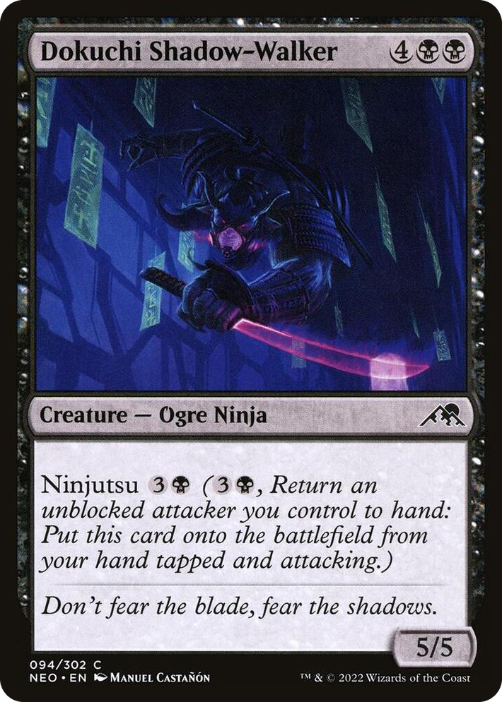 0094 Dokuchi Shadow-Walker C Kamigawa: Neon Dynasty