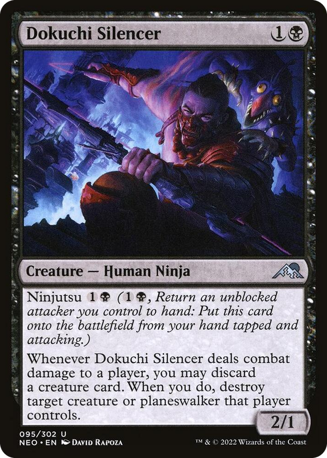 0095 Dokuchi Silencer U Kamigawa: Neon Dynasty
