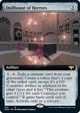 0395 Dollhouse of Horrors (Extended Art) R Innistrad: Crimson Vow