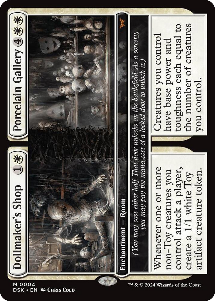 Dollmaker's Shop // Porcelain Gallery #4 M - Duskmourn: House of Horror Pokemon card