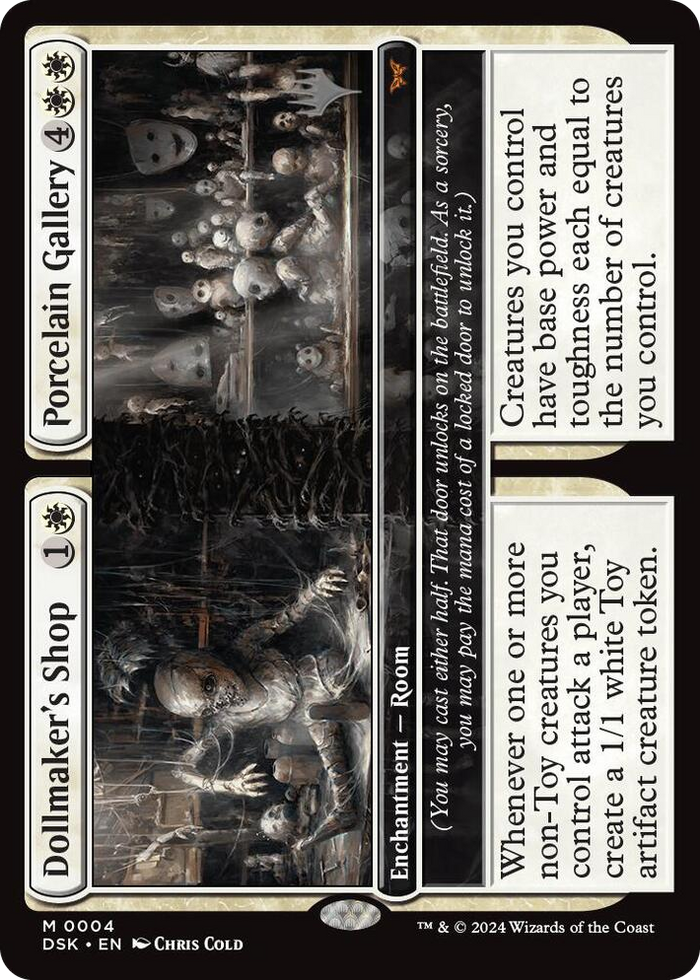 Dollmaker's Shop // Porcelain Gallery #4 M - Promo Pack: Duskmourn: House of Horror Pokemon card