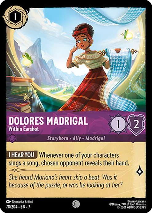 0078 Dolores Madrigal - Within Earshot Common Archazia's Island