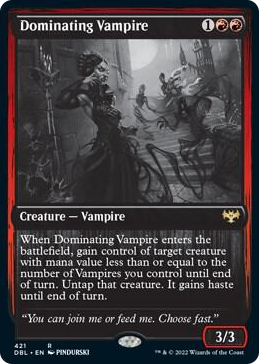 0421 Dominating Vampire R Innistrad: Double Feature
