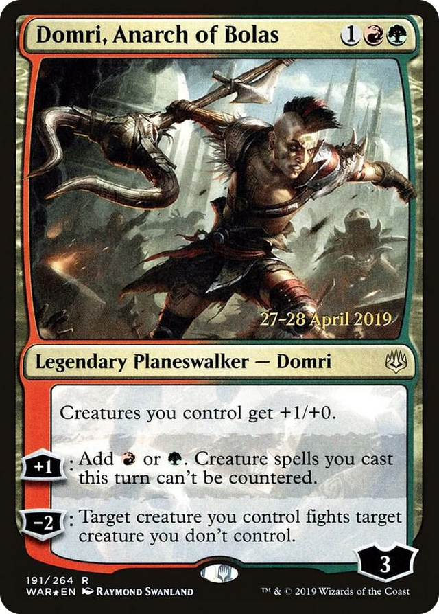 0191 Domri, Anarch of Bolas R Prerelease Cards
