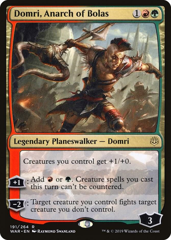 0191 Domri, Anarch of Bolas R War of the Spark