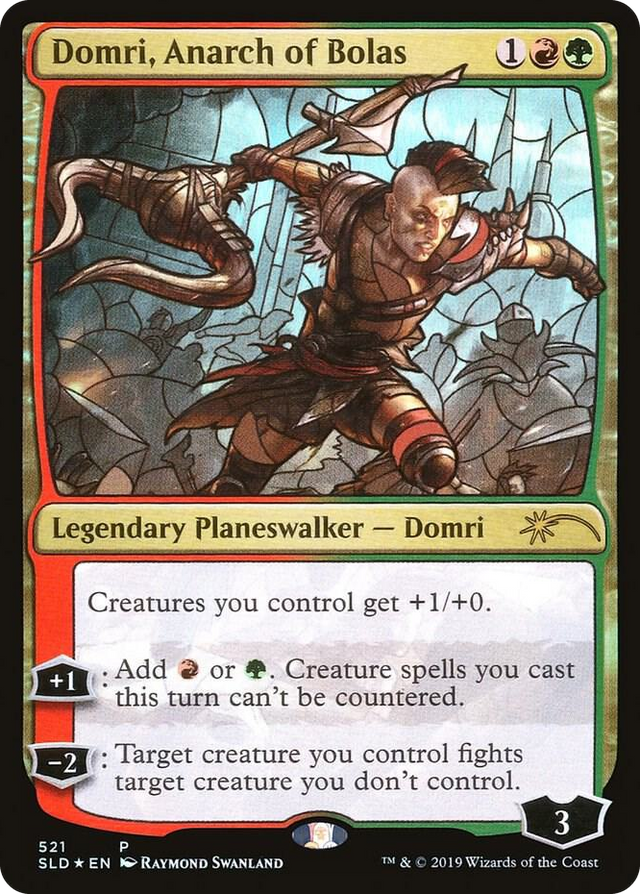 0521 Domri, Anarch of Bolas (Stained Glass) P Secret Lair Drop Series