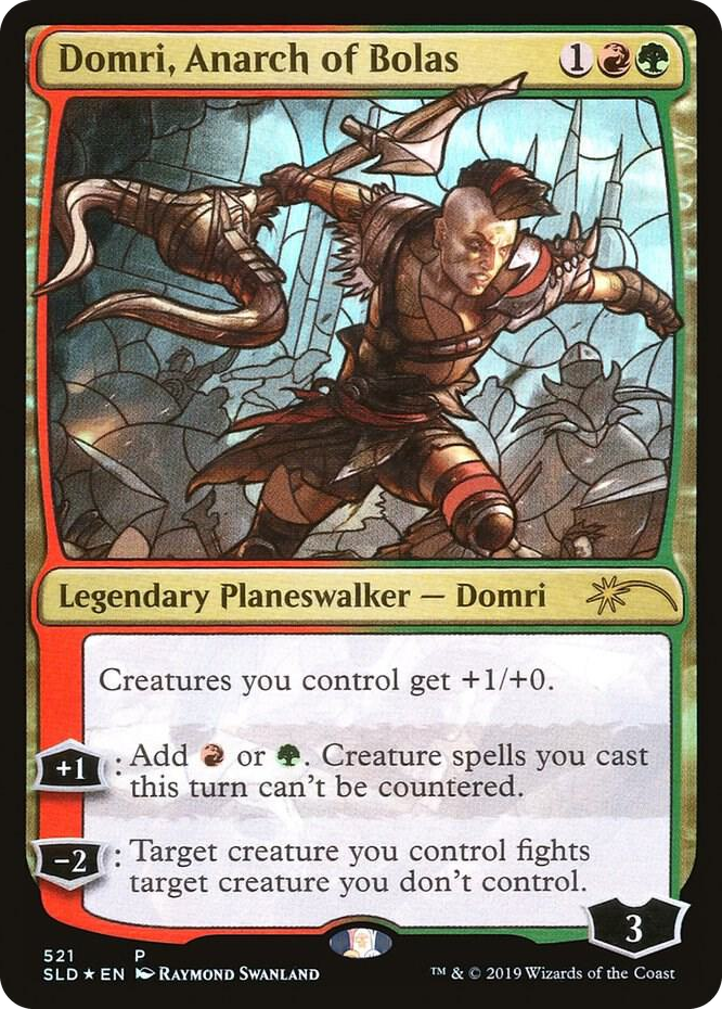 Domri, Anarch of Bolas (Stained Glass) #521 P - Secret Lair Drop Series Pokemon card
