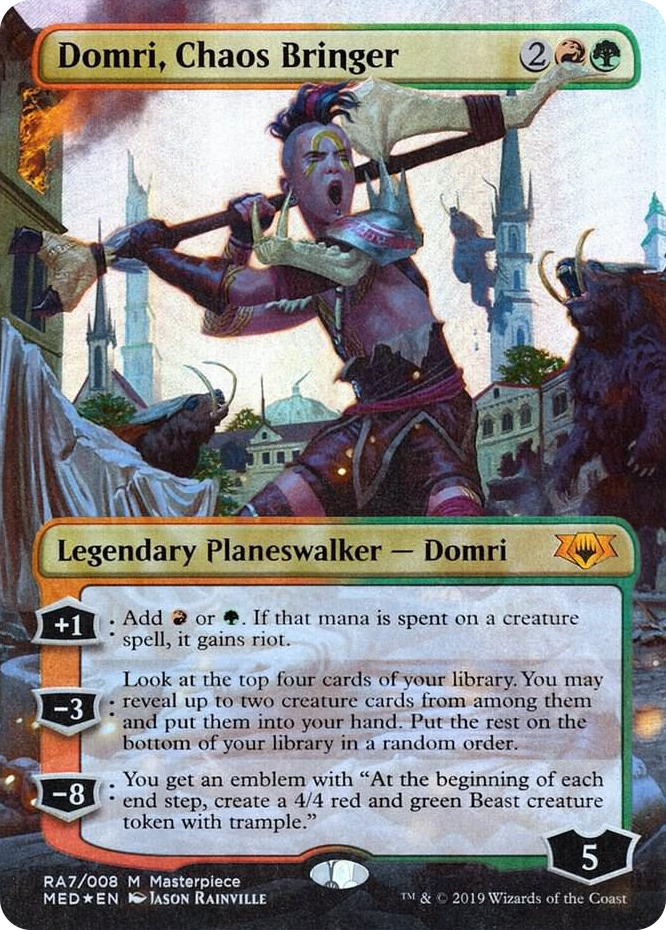 RA007 Domri, Chaos Bringer M Mythic Edition: Ravnica Allegiance