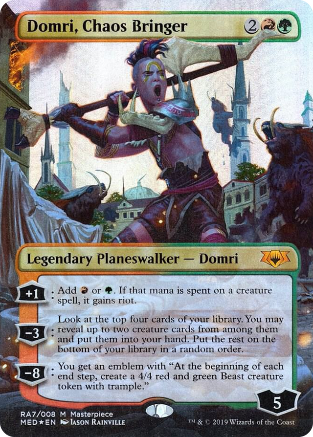 RA007 Domri, Chaos Bringer M Mythic Edition: Ravnica Allegiance