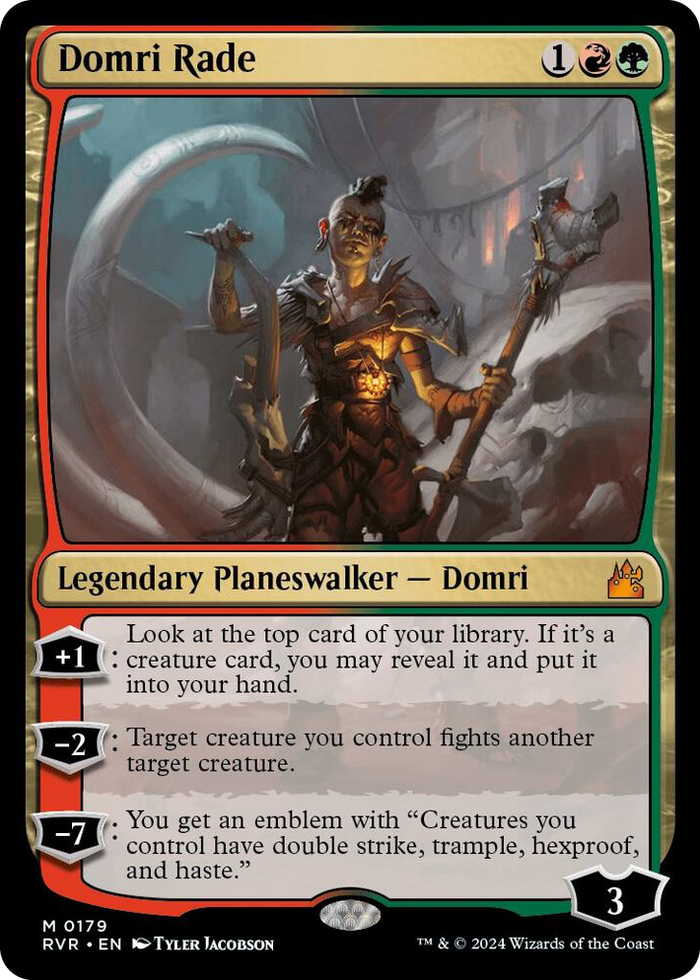 Domri Rade #179 M - Ravnica Remastered Pokemon card