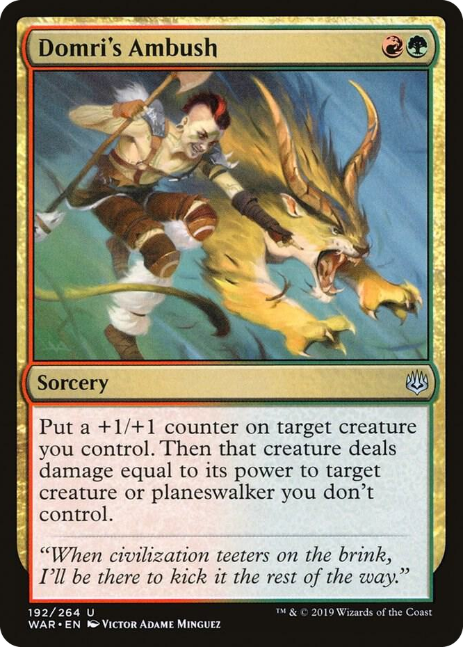 0192 Domri's Ambush U War of the Spark