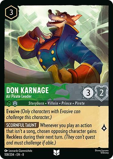 0108 Don Karnage - Air Pirate Leader Uncommon Reign of Jafar