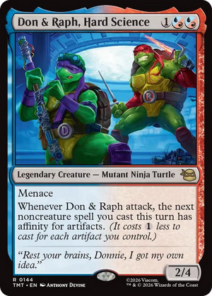 0144 Don & Raph, Hard Science R Teenage Mutant Ninja Turtles