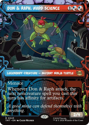 0243 Don & Raph, Hard Science (Showcase) R Teenage Mutant Ninja Turtles