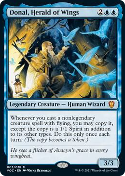 0003 Donal, Herald of Wings M Commander: Innistrad: Crimson Vow