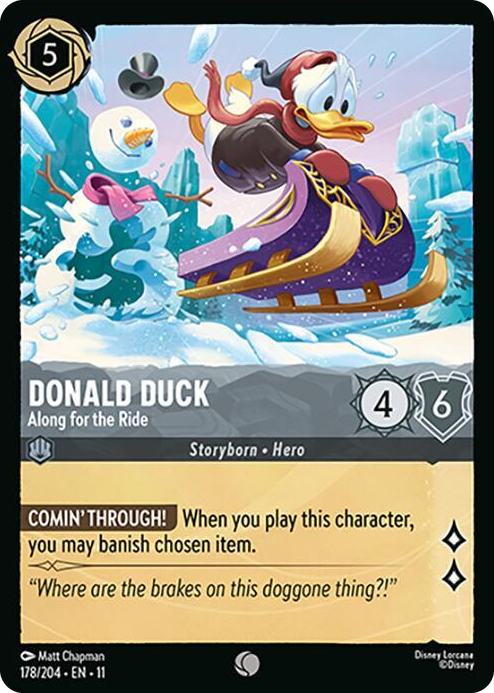 0178 Donald Duck - Along for the Ride Common Winterspell