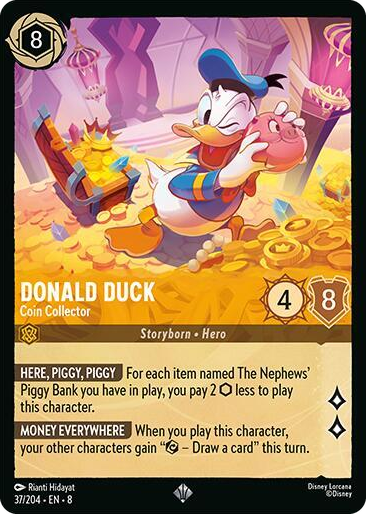 0037 Donald Duck - Coin Collector Super Rare Reign of Jafar