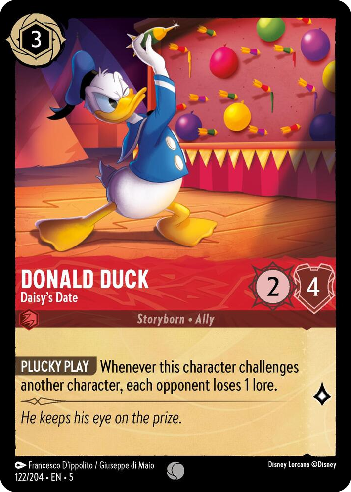 0122 Donald Duck - Daisy's Date Common Shimmering Skies