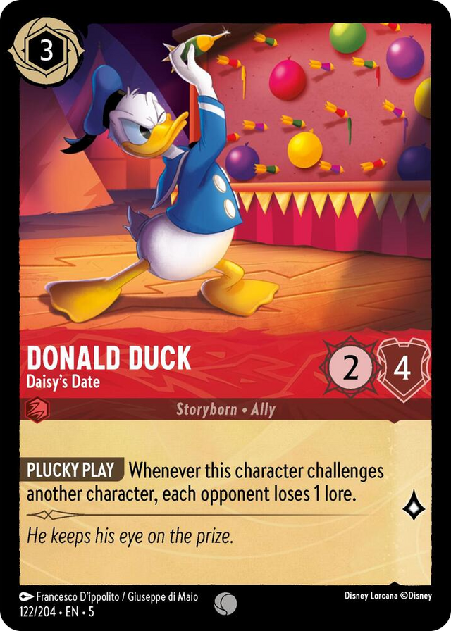 0122 Donald Duck - Daisy's Date Common Shimmering Skies