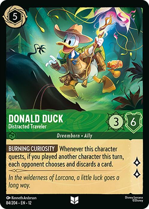 0084 Donald Duck - Distracted Traveler Uncommon Wilds Unknown