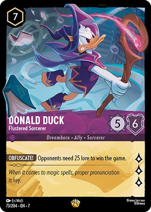 0073 Donald Duck - Flustered Sorcerer Legendary Archazia's Island