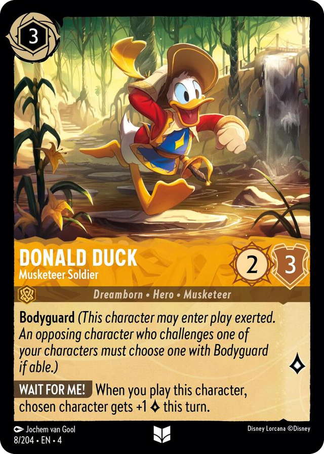0008 Donald Duck - Musketeer Soldier Uncommon Ursula's Return