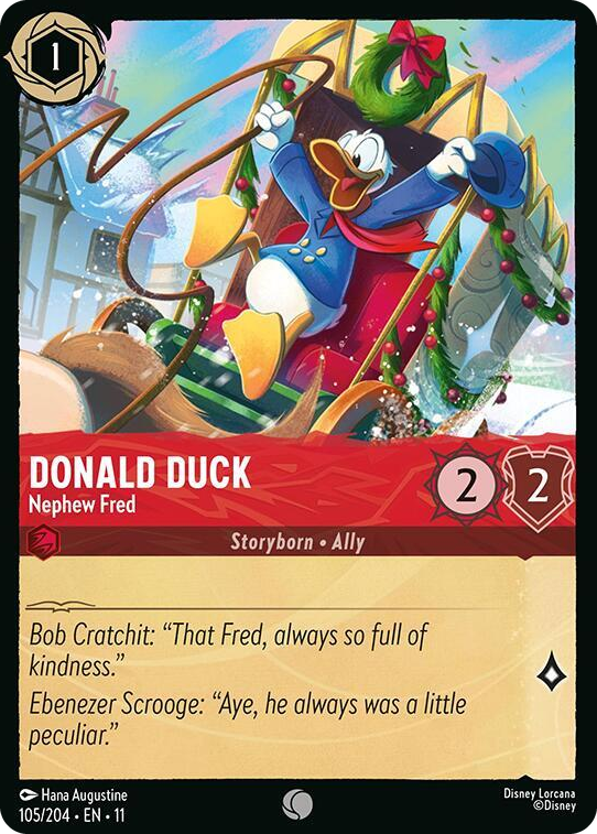 0105 Donald Duck - Nephew Fred Common Winterspell