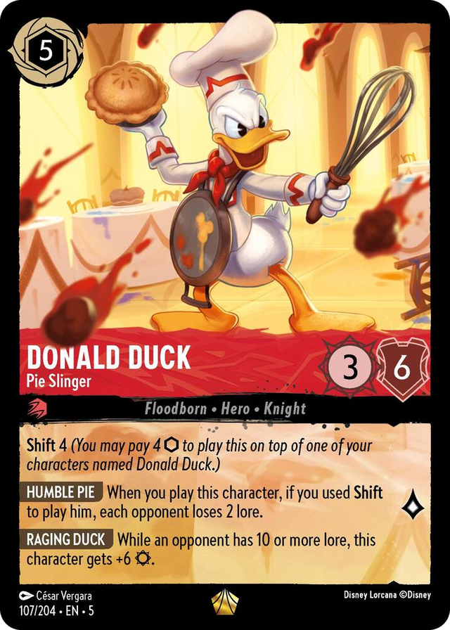 0107 Donald Duck - Pie Slinger Legendary Shimmering Skies