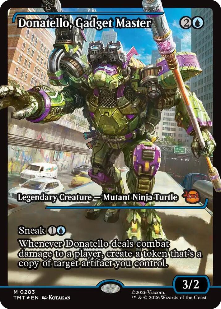 0283 Donatello, Gadget Master (Showcase) M Teenage Mutant Ninja Turtles