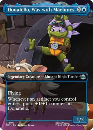 0197 Donatello, Way with Machines (Borderless) U Teenage Mutant Ninja Turtles