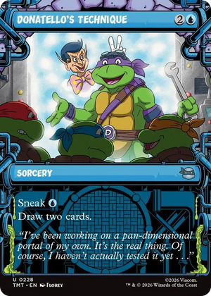 0228 Donatello's Technique (Showcase) U Teenage Mutant Ninja Turtles
