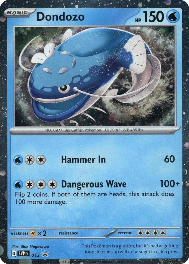 0012 Dondozo - 012 (Cosmos Holofoil) Promo Scarlet & Violet Promo Cards